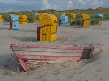 Almanya 'nın Juist adasında yaz mevsimi