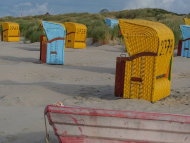 Almanya 'nın Juist adasında yaz mevsimi