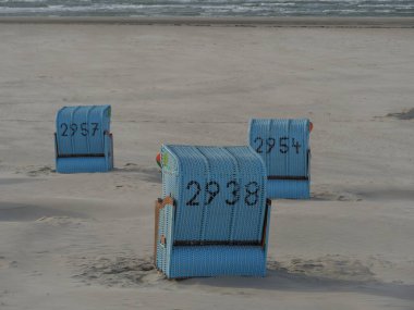 Almanya 'nın Juist adasında yaz mevsimi