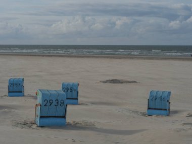 Almanya 'nın Juist adasında yaz mevsimi