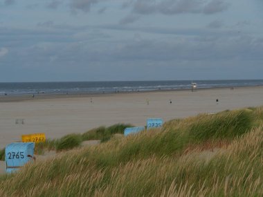 Almanya 'nın Juist adasında yaz mevsimi