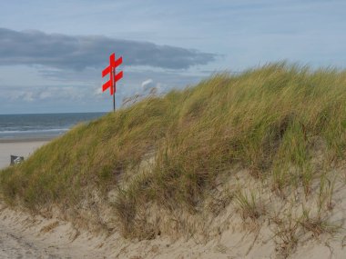 Almanya 'nın Juist adasında yaz mevsimi