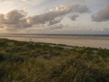 Almanya 'nın Juist adasında yaz mevsimi