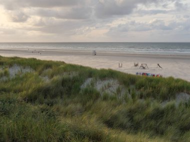 Almanya 'nın Juist adasında yaz mevsimi