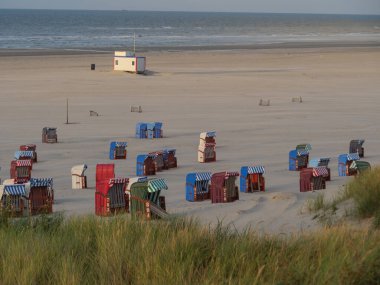 Almanya 'nın Juist adasında yaz mevsimi