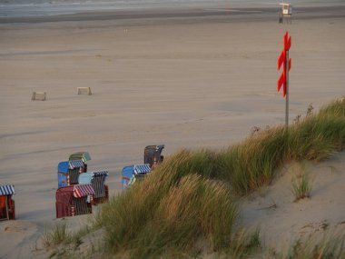 Almanya 'nın Juist adasında yaz mevsimi