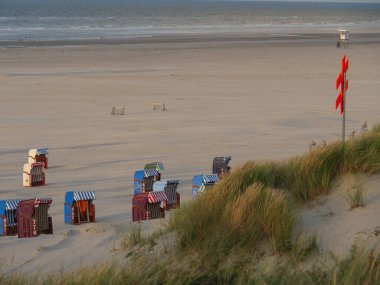 Almanya 'nın Juist adasında yaz mevsimi