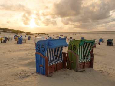 Almanya 'nın Juist adasında yaz mevsimi