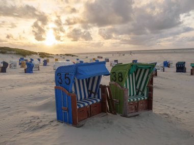 Almanya 'nın Juist adasında yaz mevsimi