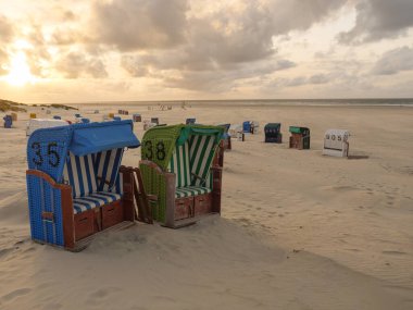 Almanya 'nın Juist adasında yaz mevsimi