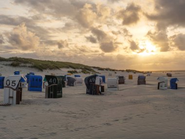 Almanya 'nın Juist adasında yaz mevsimi