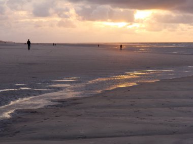 Almanya 'nın Juist adasında yaz mevsimi