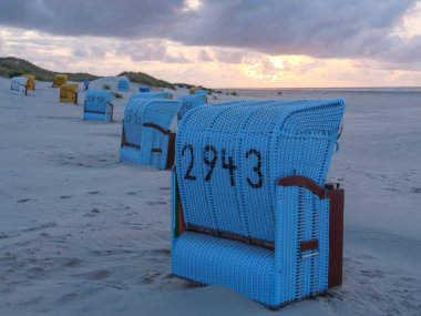 Almanya 'nın Juist adasında yaz mevsimi