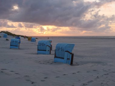 Almanya 'nın Juist adasında yaz mevsimi