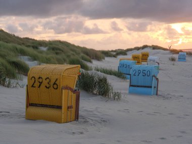 Almanya 'nın Juist adasında yaz mevsimi