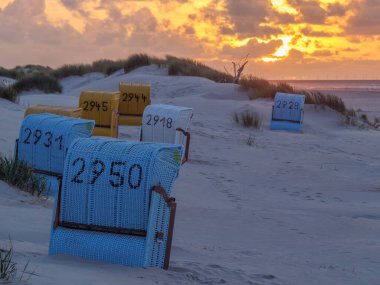 Almanya 'nın Juist adasında yaz mevsimi