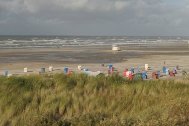 Almanya 'nın Juist adasında yaz mevsimi