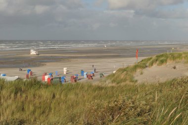 Almanya 'nın Juist adasında yaz mevsimi