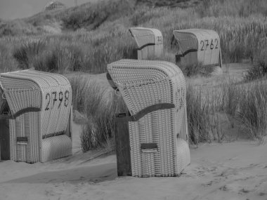 Alman kuzey denizindeki Juist Adası.