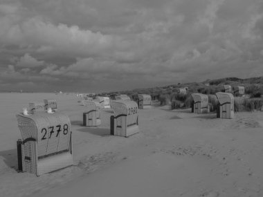 Alman kuzey denizindeki Juist Adası.