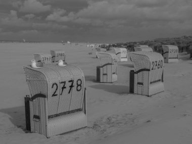 Alman kuzey denizindeki Juist Adası.