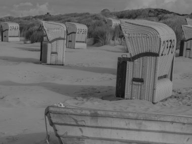 Alman kuzey denizindeki Juist Adası.