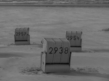 Alman kuzey denizindeki Juist Adası.