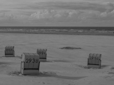 Alman kuzey denizindeki Juist Adası.