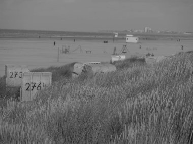 Alman kuzey denizindeki Juist Adası.