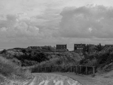 Alman kuzey denizindeki Juist Adası.