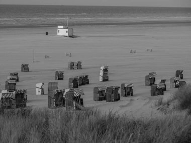 Alman kuzey denizindeki Juist Adası.