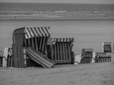 Alman kuzey denizindeki Juist Adası.