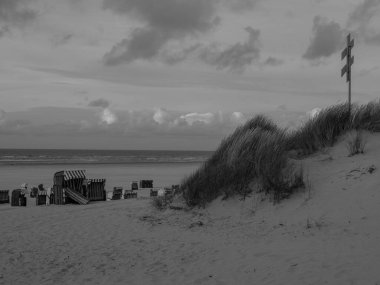 Alman kuzey denizindeki Juist Adası.