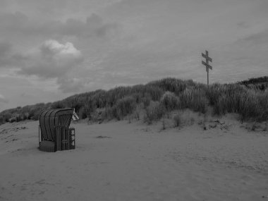 Alman kuzey denizindeki Juist Adası.