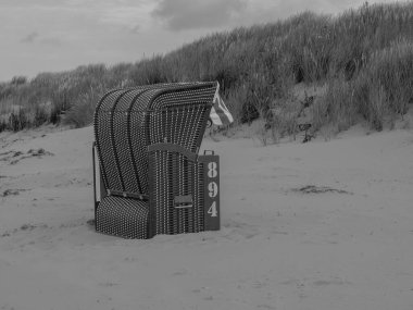 Alman kuzey denizindeki Juist Adası.