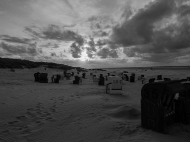 Alman kuzey denizindeki Juist Adası.