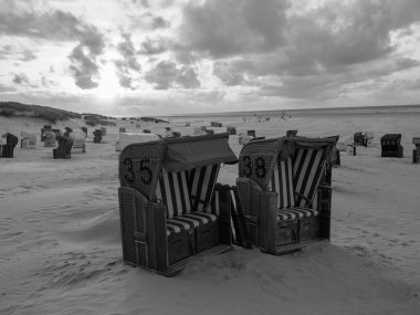 Alman kuzey denizindeki Juist Adası.