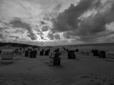 Alman kuzey denizindeki Juist Adası.