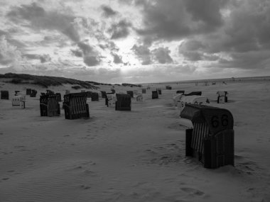 Alman kuzey denizindeki Juist Adası.