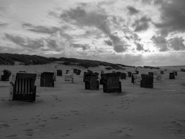 Alman kuzey denizindeki Juist Adası.