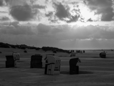 Alman kuzey denizindeki Juist Adası.