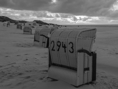 Alman kuzey denizindeki Juist Adası.