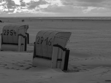 Alman kuzey denizindeki Juist Adası.