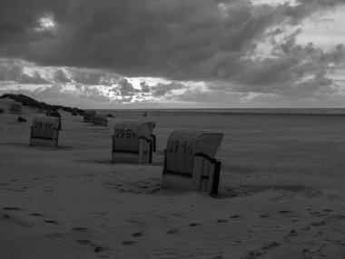 Alman kuzey denizindeki Juist Adası.