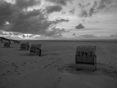 Alman kuzey denizindeki Juist Adası.