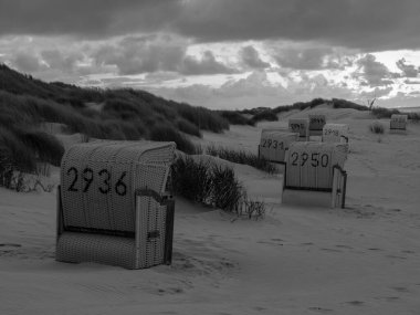 Alman kuzey denizindeki Juist Adası.