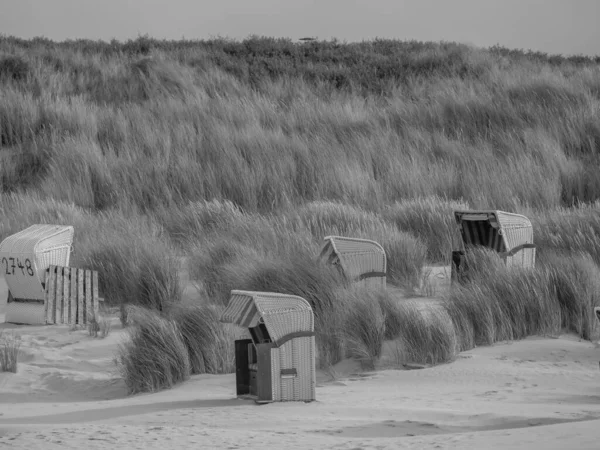 Sommerzeit Auf Der Insel Juist Der Deutschen Nordsee — Stockfoto