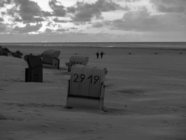 Ilha Juist Mar Norte Alemão — Fotografia de Stock