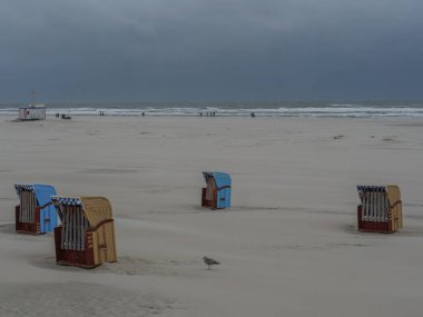 Alman kuzey denizindeki Juist Adası.