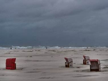 Alman kuzey denizindeki Juist Adası.